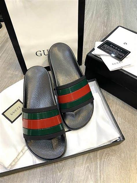 dép quai chéo nam gucci|dép gucci chính hãng.